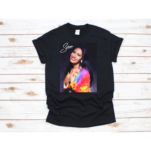 Selena Womens T-Shirt - Anything For Selenas - Como La Flor - Selena Shirts - Picture 1 of 4